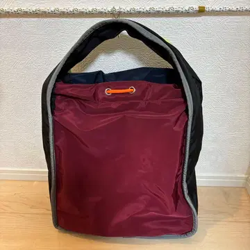 캠퍼 토트백 블랙/네이비/빨간색