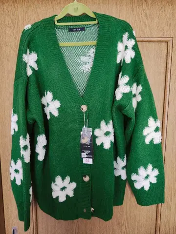 꽃무늬 가디건 빅 사이즈