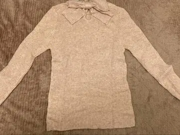 시크릿허니 긴팔 스웨터 리본 포함