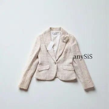 택 포함 새상품 anySiS 트위드 자켓
