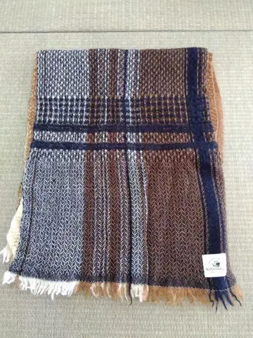 코보리자 공방직좌 울 변형 직조 머플러