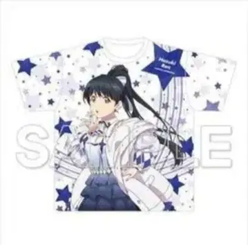KADOKAWA 러브 라이브 슈퍼스타 풀 그래픽 T셔츠 하즈키 렌