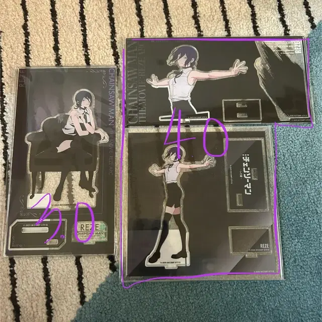 체인소맨 레제 로프트 베이스야드 대교류회전 팝업 아크릴 스탠드 양도 판매