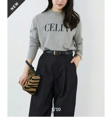 새상품급 MICA&DEAL CELIA 롱 T셔츠