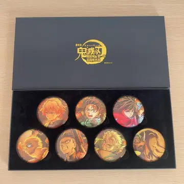 극장판 귀멸의 칼날 무한열차편 키 비주얼 캔뱃지 세트 A