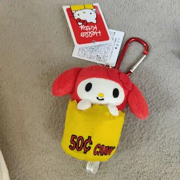 미사용 새상품 택 포함 마이멜로디 키링 일본 한정판