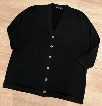 랄프 로렌 가디건 울 블랙 여성용 M 구제 의류