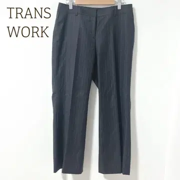 트랜스워크 슬랙 울 혼방 스트라이프 44 오피스 캐주얼