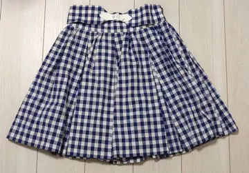MILK Sassy 스커트 네이비 체크