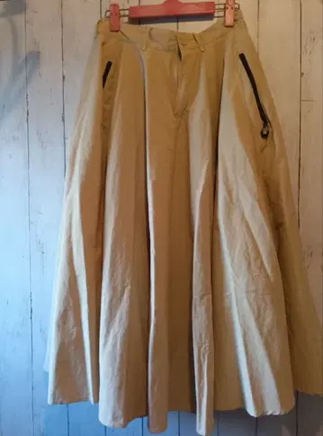 ICEPEAK 베이지 롱 스커트 M