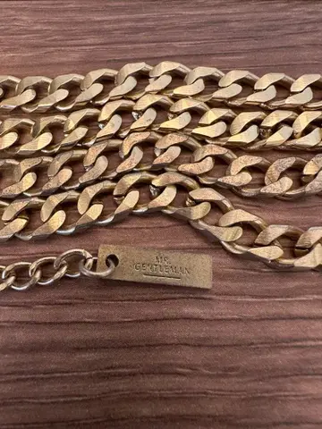 MR GENTLEMAN 체인 목걸이 약 60cm
