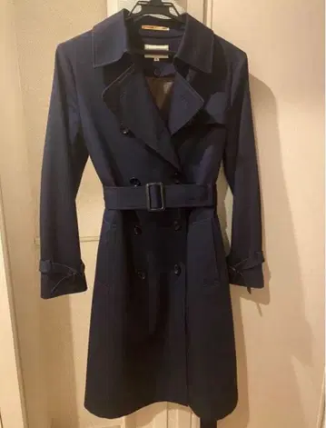 ORIHICA RHYME 오리히카 가을/겨울 트렌치 롱 코트 네이비