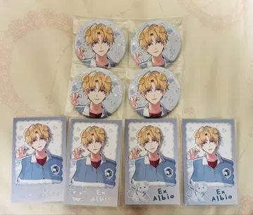 니지산지 엑스 알비오 완냥days 캔뱃지 폴라로이드