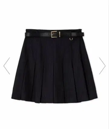 LILY BROWN 네이비 플리츠 스커트