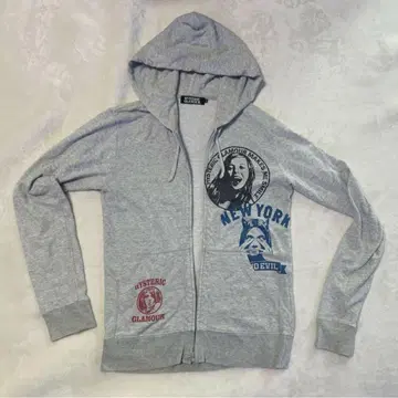 HYSTERIC GLAMOUR 그레이 후드티