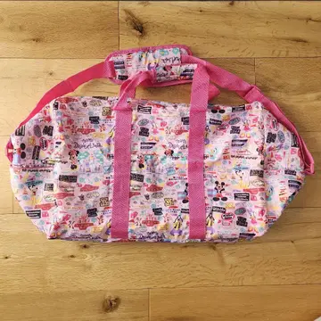 도쿄 디즈니 리조트 접이식 보스턴 백 핑크