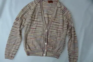 MISSONI 미쏘니 보더 디자인 니트 가디건 42
