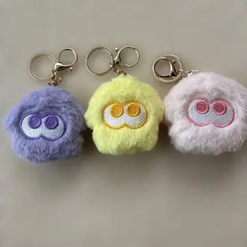 스플래툰 오징어 키링 3개 세트