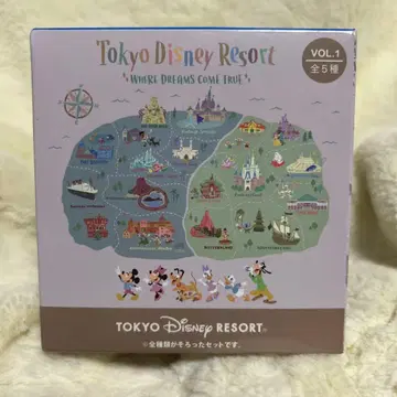 전 5종 디즈니 키체인 Vol. 1 도쿄 디즈니 리조트 한정판
