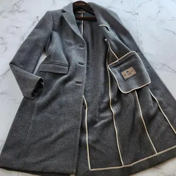 구하기 어려움 에트로 체스터 코트 캐시미어 헤링본 빅 사이즈