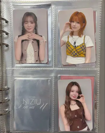 NiziU 리오 리쿠 아야카 트레이딩 카드