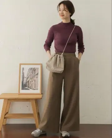 URBAN RESEARCH DOORS 플레어 이지 팬츠 38