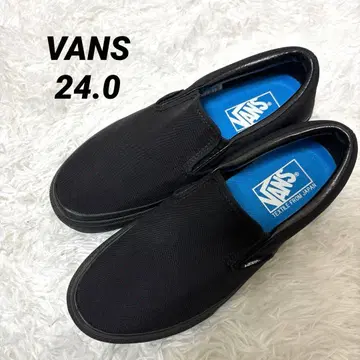 VANS 슬립온 블랙 24.0