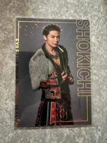 EXILE SHOKICHI 쇼키치 시크릿 포토 카드 익명 배송