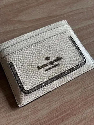 Kate Spade 아이보리 카드 케이스 패스 케이스