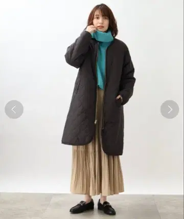 grove 퀼팅 보아 리버서블 코트 M