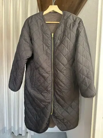 grove 퀼팅 보아 리버서블 코트 M