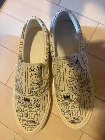 새상품급 [ UNIQLO ] 아트 프린트 슬립온 27.5cm