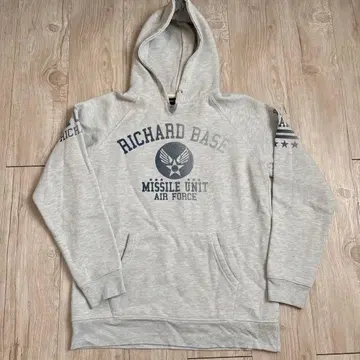 RICHARD BASE 미사일 유닛 후드티 그레이