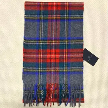 아쿠아 스큐텀 Aquascutum 캐시미어 100% 머플러 미사용품