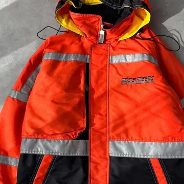 15541 리복 자수 로고 멀티 컬러 패딩 자켓