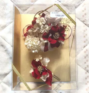 후리소데 머리 장식