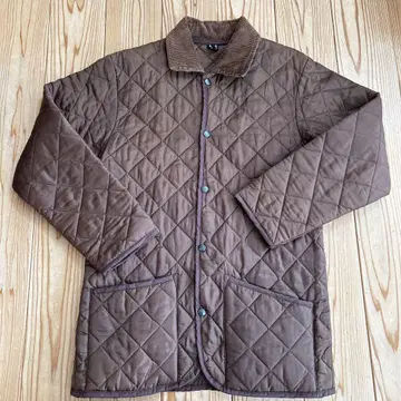 GRENFELL 브라운 퀼팅 자켓