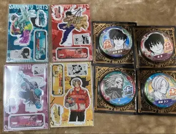 사카모토 데이즈 디오라마 캔뱃지 벌스데이 8점