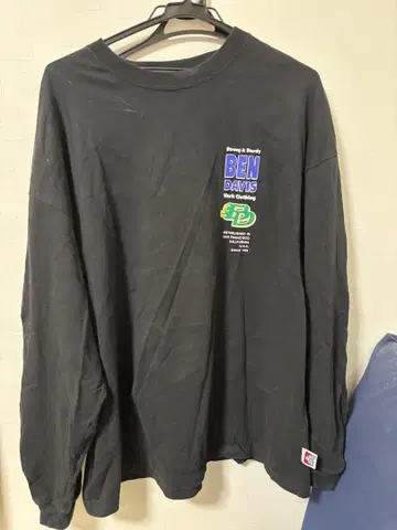 벤 데이비스 오버 사이즈 긴팔 티셔츠 XL 블랙