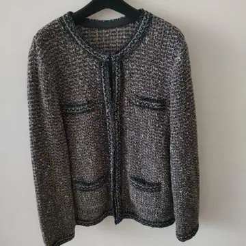 레리안 노카라 트위드 자켓 그레이 계열