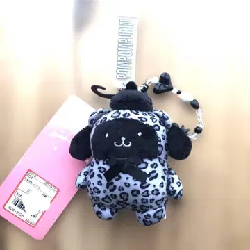 폼폼푸딩 블랙 아트 시리즈 3 마스코트 참 2025 레오파드 무늬