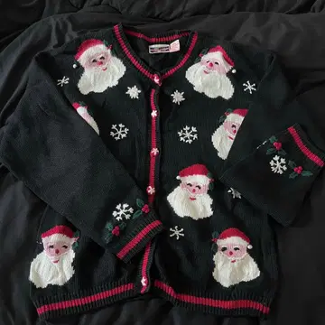 크리스마스 가디건 빈티지