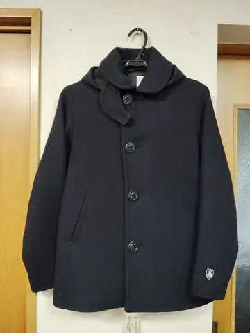Orcival 네이비 울 코트 France 1