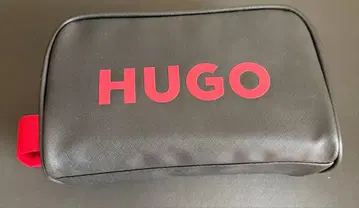 HUGO 클러치백 블랙/빨간색