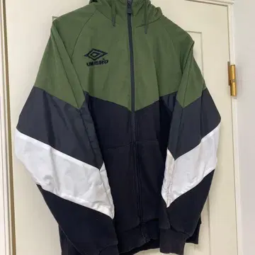 UMBRO 나일론 자켓 풀 집업 후드티 사이즈 O