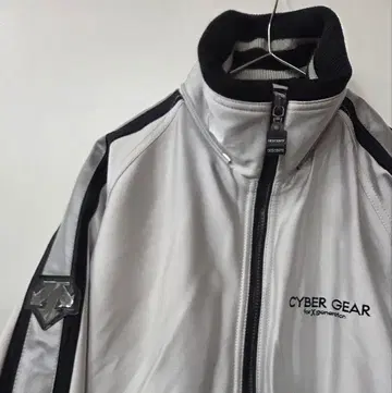 데상트 90년대 빈티지 CYBER GEAR 점퍼 블루종