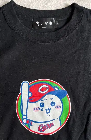 [ 치이카와 ] 히로시마 카프 콜라보 T셔츠 [ L사이즈 ] 블랙