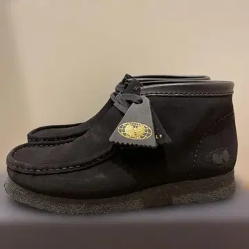 Clarks x Wu wear wallabee black suede