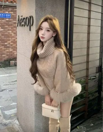 SHEIN 터틀넥 스웨터
