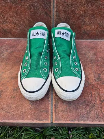 컨버스 그린 슬립온